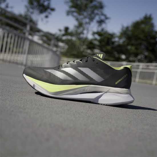 Adidas Мъжки Маратонки За Бягане Adizero Boston 12 Mens Running Shoes Аурора/Сребърен Мъжки маратонки за бягане