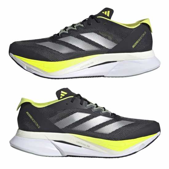 Adidas Мъжки Маратонки За Бягане Adizero Boston 12 Mens Running Shoes Аурора/Сребърен Мъжки маратонки за бягане