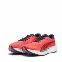 Puma Мъжки Маратонки За Бягане Deviate Nitro 2 Mens Running Shoes Черно/Синьо/Червено Мъжки маратонки за бягане