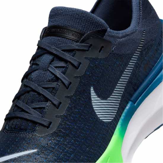 Nike Мъжки Маратонки За Бягане Zoomx Invincible 3 Flyknit Mens Running Shoes Blue/White Мъжки високи кецове