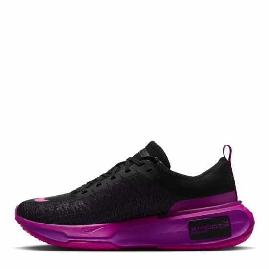 Nike Мъжки Маратонки За Бягане Zoomx Invincible 3 Flyknit Mens Running Shoes Черно/Лилаво Мъжки маратонки за бягане