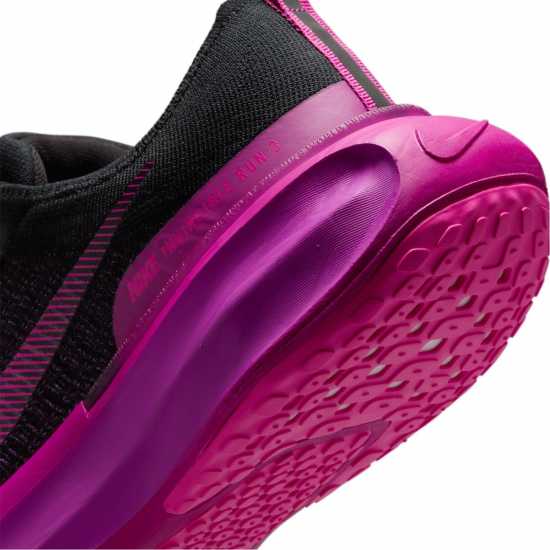 Nike Мъжки Маратонки За Бягане Zoomx Invincible 3 Flyknit Mens Running Shoes Черно/Лилаво Мъжки маратонки за бягане