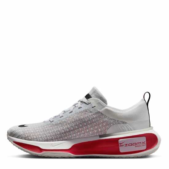 Nike Мъжки Маратонки За Бягане Zoomx Invincible 3 Flyknit Mens Running Shoes Сиво/червено Мъжки високи кецове