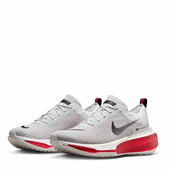 Nike Мъжки Маратонки За Бягане Zoomx Invincible 3 Flyknit Mens Running Shoes Сиво/червено Мъжки високи кецове