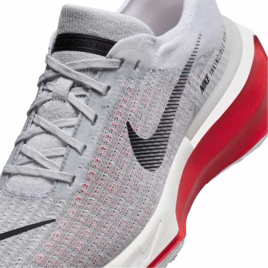 Nike Мъжки Маратонки За Бягане Zoomx Invincible 3 Flyknit Mens Running Shoes Сиво/червено Мъжки високи кецове