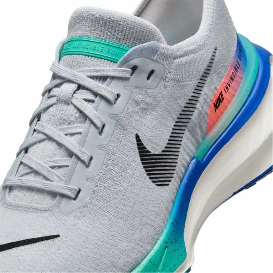 Nike Мъжки Маратонки За Бягане Zoomx Invincible 3 Flyknit Mens Running Shoes Платина/Черно Мъжки високи кецове