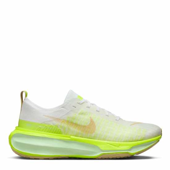 Nike Мъжки Маратонки За Бягане Zoomx Invincible 3 Flyknit Mens Running Shoes Бяло/Зелено Мъжки маратонки за бягане