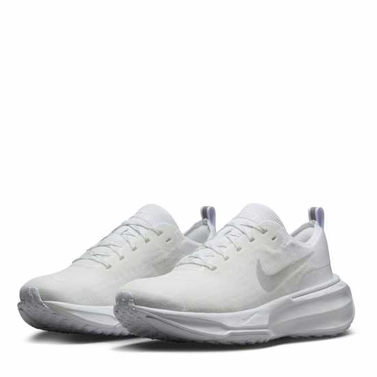 Nike Мъжки Маратонки За Бягане Zoomx Invincible 3 Flyknit Mens Running Shoes Бяло/Фотон Мъжки маратонки за бягане