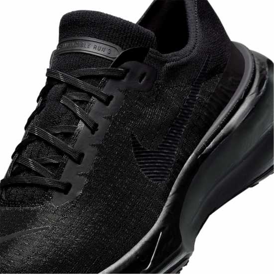 Nike Мъжки Маратонки За Бягане Zoomx Invincible 3 Flyknit Mens Running Shoes Черно/Черно Мъжки маратонки за бягане