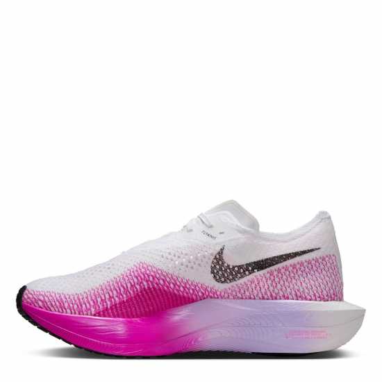 Nike Zoomx Vaporfly 3 Running Trainers Mens Бяло/Лилаво Мъжки маратонки за бягане