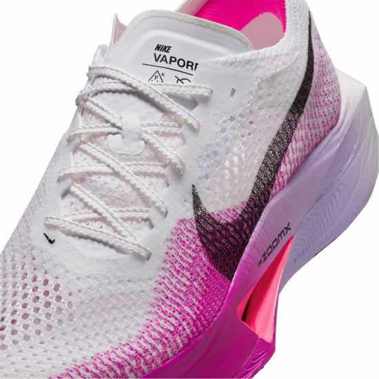 Nike Zoomx Vaporfly 3 Running Trainers Mens Бяло/Лилаво Мъжки маратонки за бягане