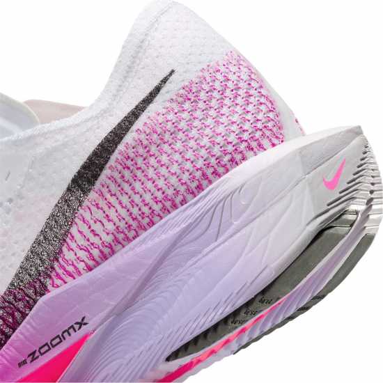 Nike Zoomx Vaporfly 3 Running Trainers Mens Бяло/Лилаво Мъжки маратонки за бягане