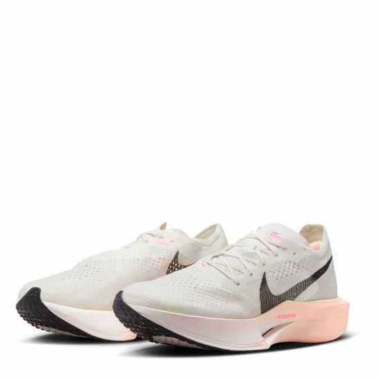 Nike Zoomx Vaporfly 3 Running Trainers Mens Парус/Оранжево Мъжки маратонки за бягане