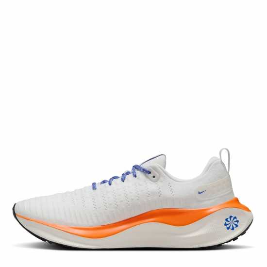 Nike React Infinity Run Flyknit 4 Men's Road Running Shoes Бяло/Червено Мъжки високи кецове