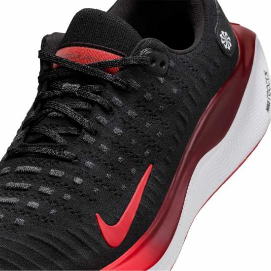 Nike React Infinity Run Flyknit 4 Men's Road Running Shoes Черно/Червено Мъжки маратонки за бягане