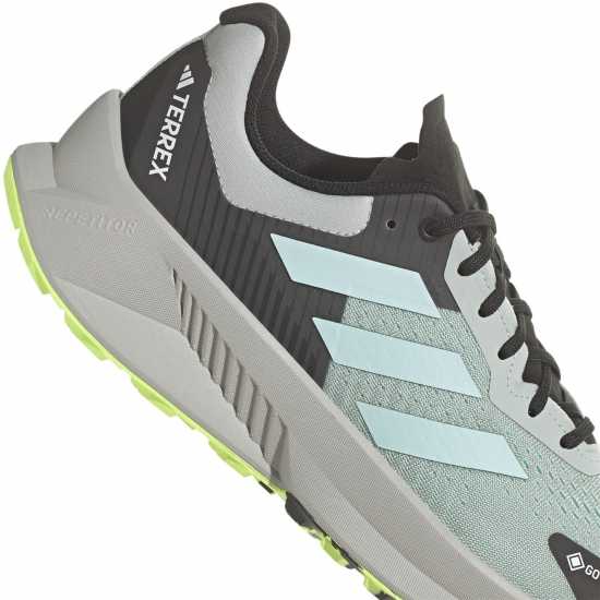 Adidas Мъжки Маратонки Бягане По Пътеки Terrex Soulstride Flow Gtx Trail Running Shoes Mens Чудесно Сребърно/С 