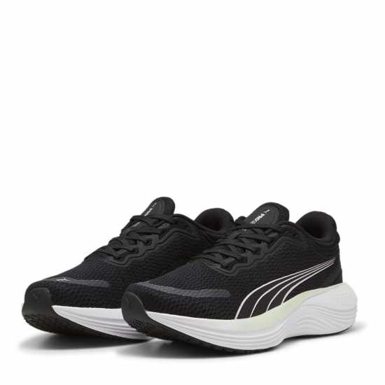 Puma Scend Pro Road Running Shoes Boys Черно/Лилаво Маратонки с висок свод