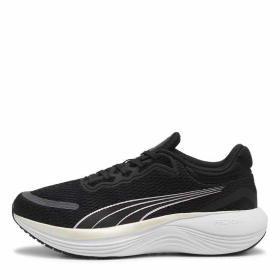 Puma Scend Pro Road Running Shoes Boys Черно/Лилаво Маратонки с висок свод