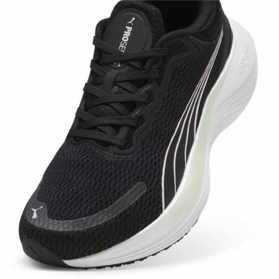 Puma Scend Pro Road Running Shoes Boys Черно/Лилаво Маратонки с висок свод