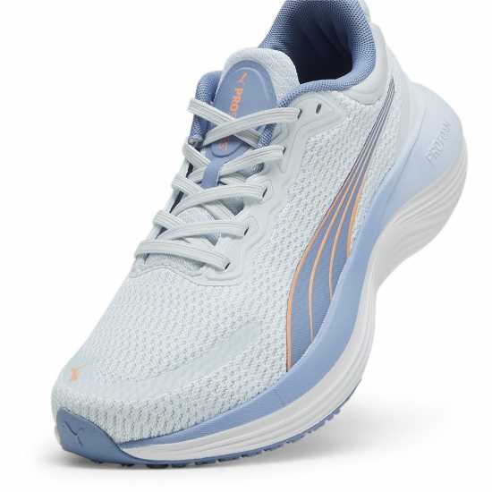 Puma Scend Pro Road Running Shoes Boys Синьо/Оранжево Маратонки с висок свод