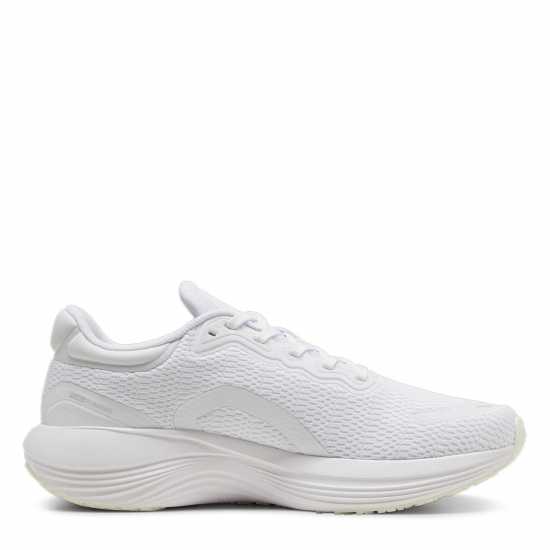 Puma Scend Pro Road Running Shoes Boys Пума Бяло Маратонки с висок свод