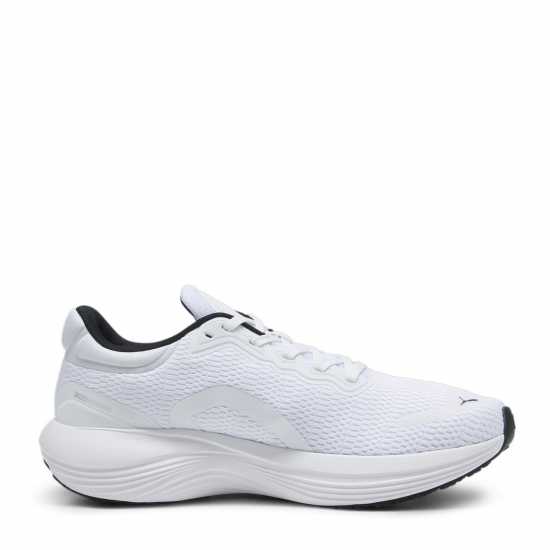 Puma Мъжки Обувки За Бягане Scend Pro Road Running Shoes Mens Бяло/Черно/Сребро Мъжки маратонки