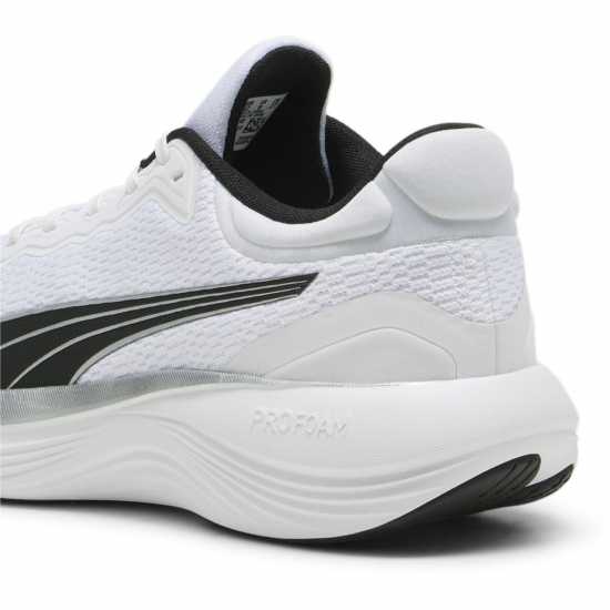 Puma Мъжки Обувки За Бягане Scend Pro Road Running Shoes Mens Бяло/Черно/Сребро Мъжки маратонки