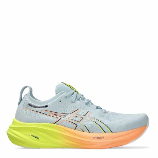 Asics Gel-Nimbus 26 Running Shoe Mens Сиво/Жълто Мъжки високи кецове