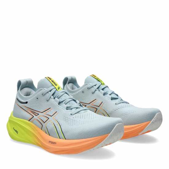 Asics Gel-Nimbus 26 Running Shoe Mens Сиво/Жълто Мъжки високи кецове