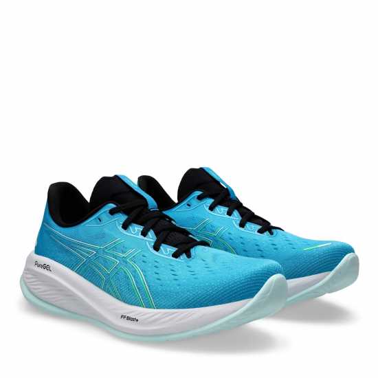 Asics Gel-Cumulus 26 Running Trainers Mens Синьо/Зелено Мъжки високи кецове