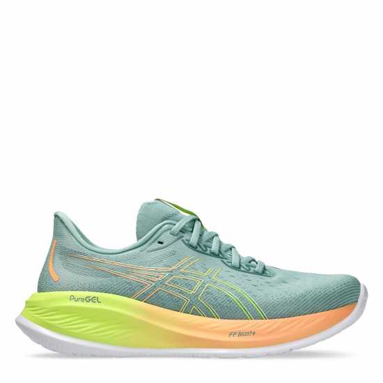 Asics Gel-Cumulus 26 Running Trainers Mens Синьо-жълто Мъжки високи кецове