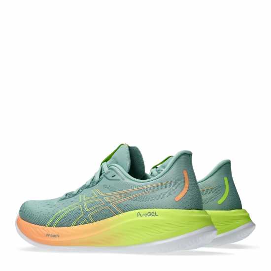 Asics Gel-Cumulus 26 Running Trainers Mens Синьо-жълто Мъжки високи кецове