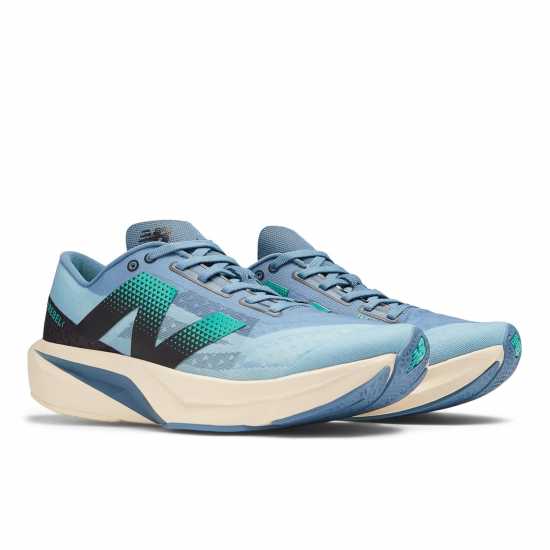 Мъжки Маратонки За Бягане New Balance Fuelcell Rebel V4 Mens Running Trainers Синьо/Бяло Мъжки високи кецове