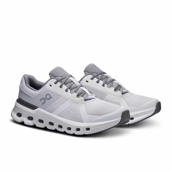 Мъжки Обувки За Бягане On Cloudrunner 2 Running Shoes Mens Ледено бял Мъжки високи кецове