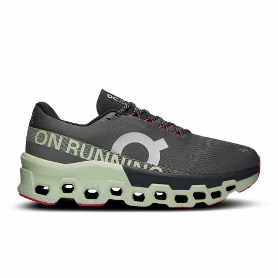 Мъжки Обувки За Бягане On Cloudmonster 2 Running Shoes Mens Асфалт/Лима 