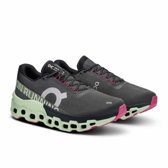 Мъжки Обувки За Бягане On Cloudmonster 2 Running Shoes Mens Асфалт/Лима 