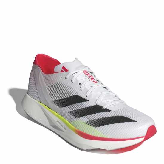 Adidas Мъжки Маратонки За Бягане Adizero Takumi Sen 10 Mens Running Shoes Бяло/Червено Мъжки маратонки за бягане