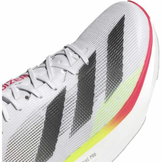 Adidas Мъжки Маратонки За Бягане Adizero Takumi Sen 10 Mens Running Shoes Бяло/Червено Мъжки маратонки за бягане