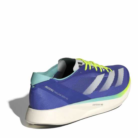 Adidas Мъжки Маратонки За Бягане Adizero Takumi Sen 10 Mens Running Shoes Кобалтово синьо Маратонки за бягане