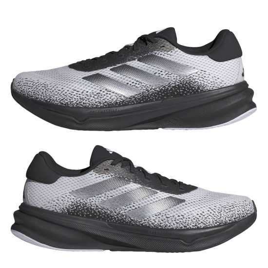 Adidas Мъжки Маратонки За Бягане Supernova Stride Mens Running Shoes Бяло/Черно Мъжки високи кецове