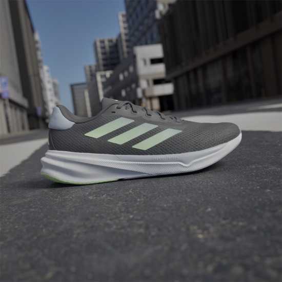 Adidas Мъжки Маратонки За Бягане Supernova Stride Mens Running Shoes Въглерод/Зелено Мъжки високи кецове