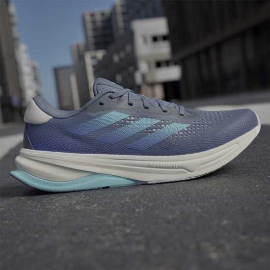 Adidas Supernova Solution Mens Running Shoe Мастило/Аква 