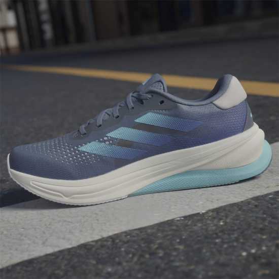 Adidas Supernova Solution Mens Running Shoe Мастило/Аква 