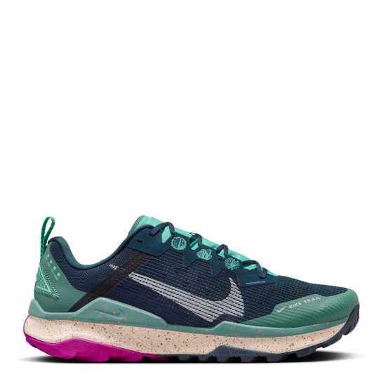 Nike React Wildhorse 8 Men's Trail Running Shoes Navy/Bicoastal Мъжки туристически обувки