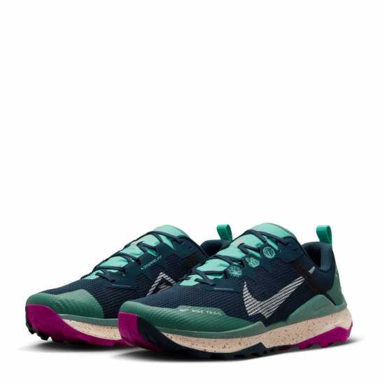 Nike React Wildhorse 8 Men's Trail Running Shoes Navy/Bicoastal Мъжки туристически обувки