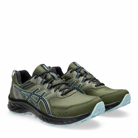 Asics Gel Venture 9 Men's Trail Running Shoes Green/Blue Мъжки туристически обувки