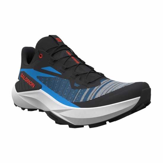 Salomon Мъжки Маратонки Бягане По Пътеки Genesis Mens Trail Running Shoes Черно/Синьо Атлетика