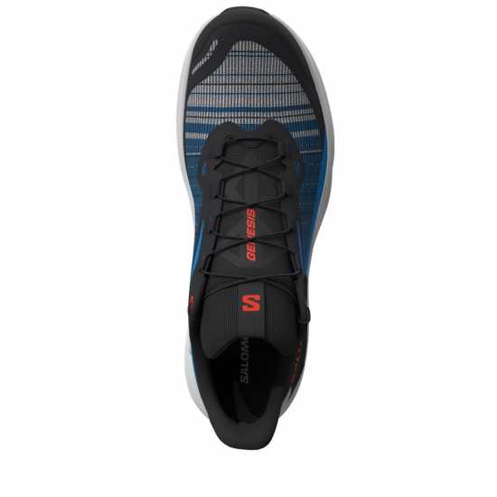 Salomon Мъжки Маратонки Бягане По Пътеки Genesis Mens Trail Running Shoes Черно/Синьо Атлетика