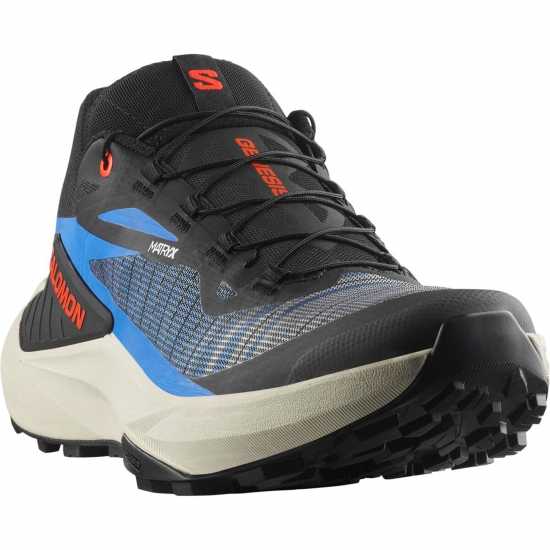 Salomon Мъжки Маратонки Бягане По Пътеки Genesis Mens Trail Running Shoes Черно/Синьо Атлетика