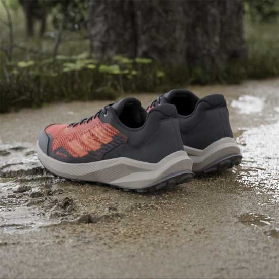 Adidas Мъжки Маратонки За Бягане Terrex Trail Rider Gore-Tex Trail Mens Running Shoes Оранжево/Черно Мъжки туристически обувки